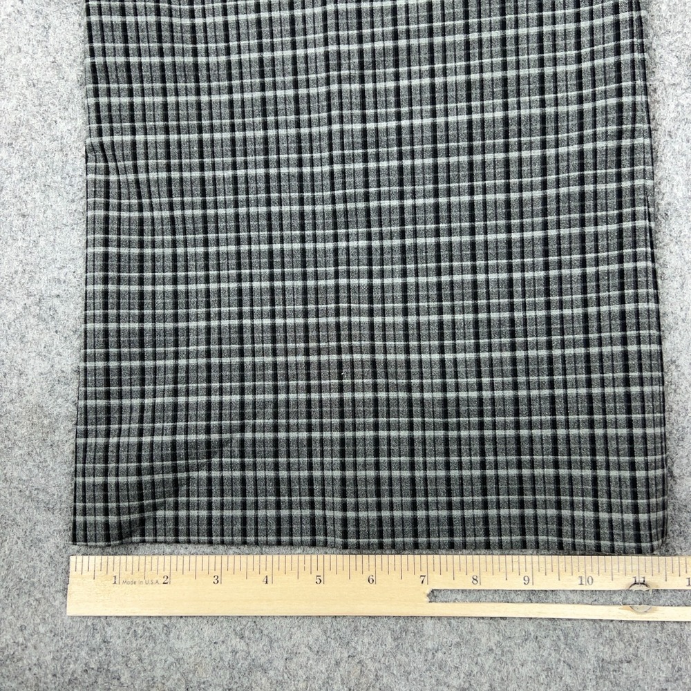 Isabella Bird Pants Womens 14 Gray Plaid Wide Leg Dress Trousers Anthropologie - Picture 10 of 13